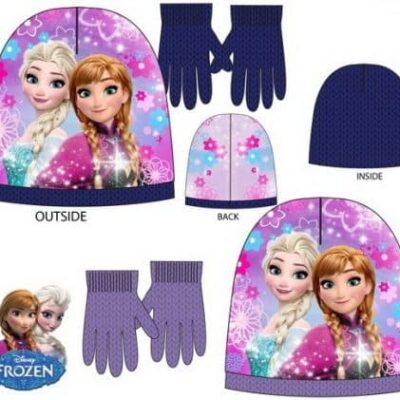 Frozen Disney set kapa + rukavice