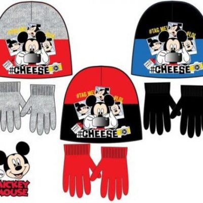 Mickey Mouse Disney set kapa + rukavice