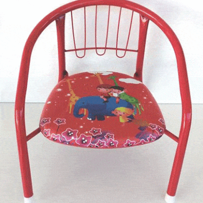 Dječja stolica sa zvukom crvena