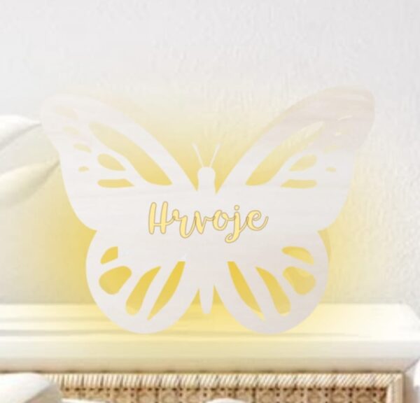 Noćna lampa leptir personalizirano Luma shop