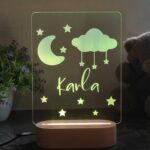 Lampa personalizirana ambijentalna oblak i mjesec
