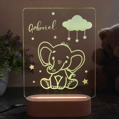 Lampa personalizirana ambijentalna slon