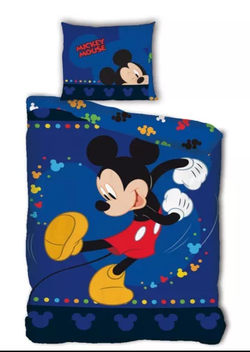 Disney Mickey Mouse Happy posteljina 140x200cm