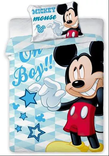 Mickey Mouse Kids posteljina 135x100cm